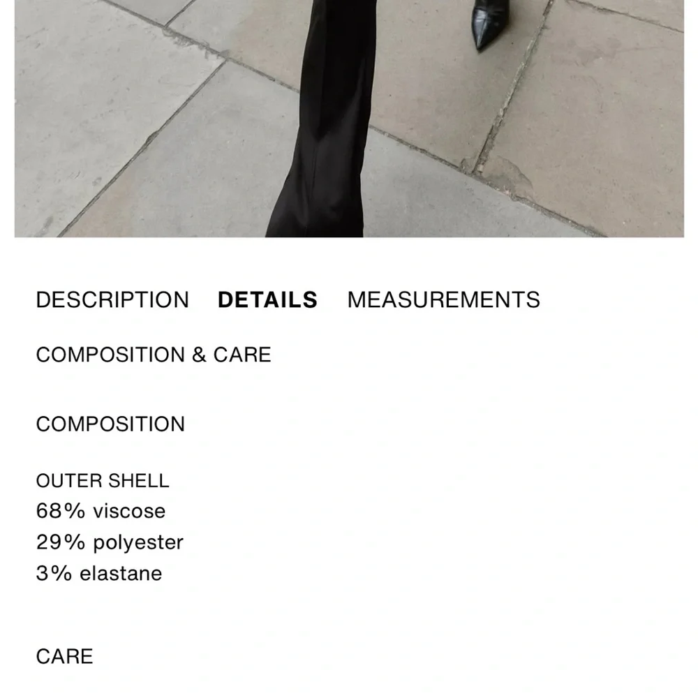 Zara NWT black flare pants